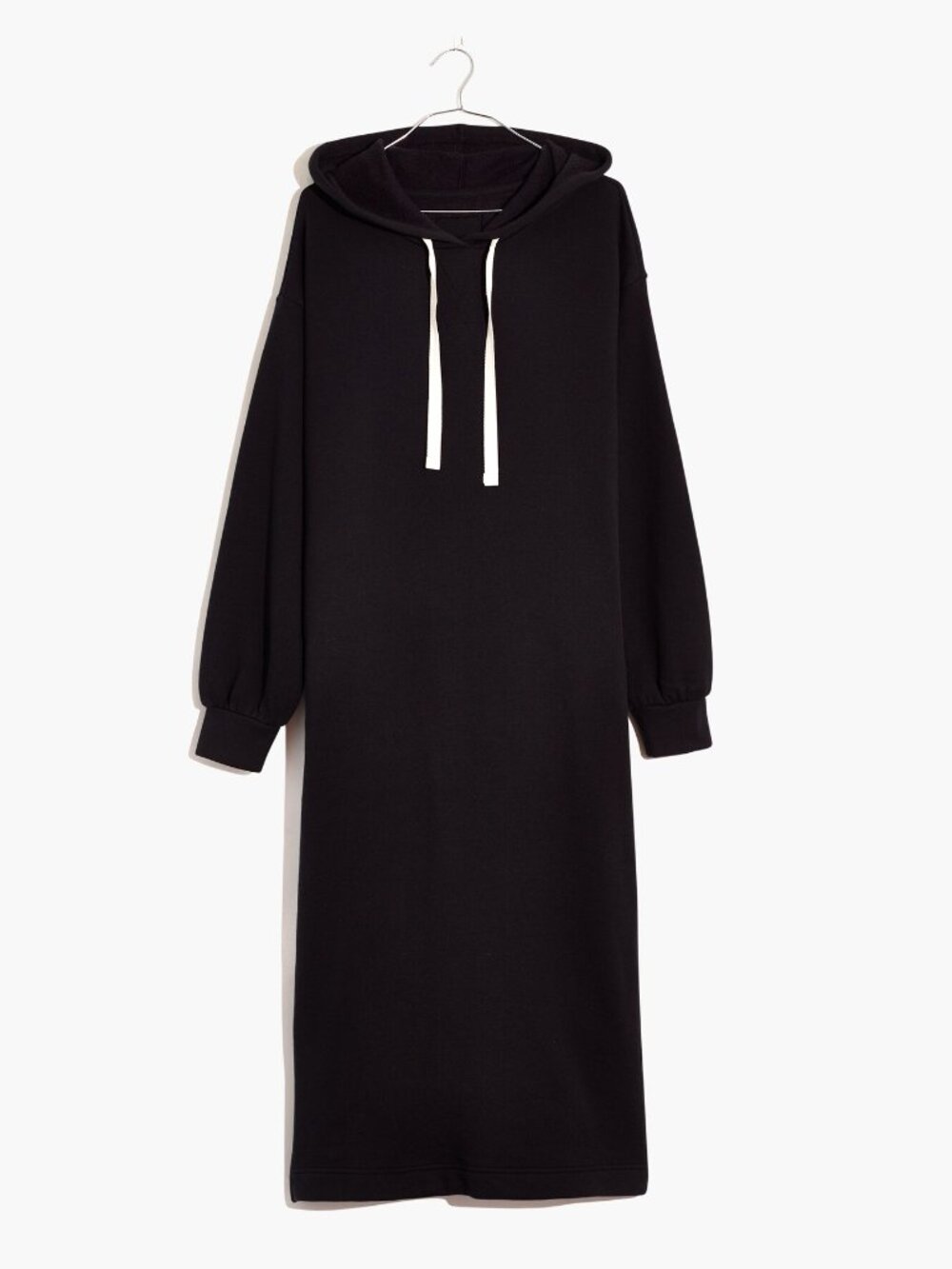 Madewell Betterterry Hooded Hoodie Midi Sweatshirt Dress - Medium